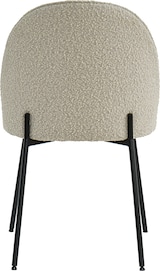 thumbnail of SIT Möbel Tom Tailor Stuhl 2er-Set | T-Bouclé Pad Chair | gepolstert graubeige|Beine Metall schwarz|B57xT54xH52cm|02412-21|Serie SIT&CHAIRS