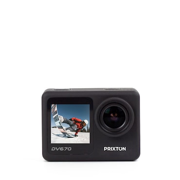 PRIXTON Cámara deportiva DV670 Dual Screen - 4K