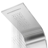 thumbnail of vidaXL Douchepaneel gebogen roestvrij staal