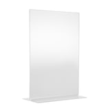 thumbnail of Olympia Tischaufsteller Acryl T-Form A4