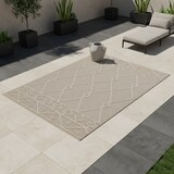 thumbnail of Küchenteppich Berber Robust Waschbar Strapazierfähig Terrasse Garten Beige 200x290 cm OEKO-TEX Schadstoffgeprüft – CORTINA von Kadima Design