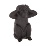 thumbnail of Lot de 3 Singes Sagesse en Résine Noire