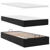 thumbnail of vidaXL Ottoman-Bett mit Matratze Schwarz 80x200 cm Kunstleder