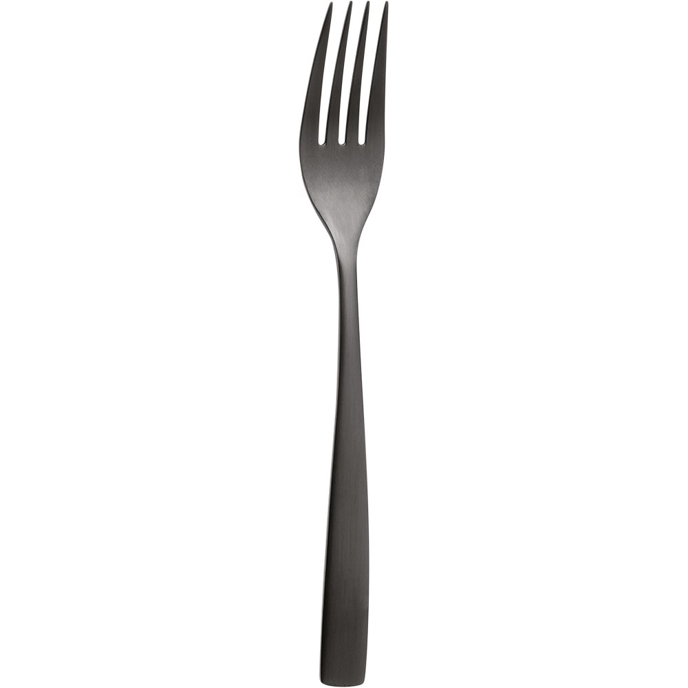 Fourchette de table noire BCN 200 mm - lot de 12 - Stalgast