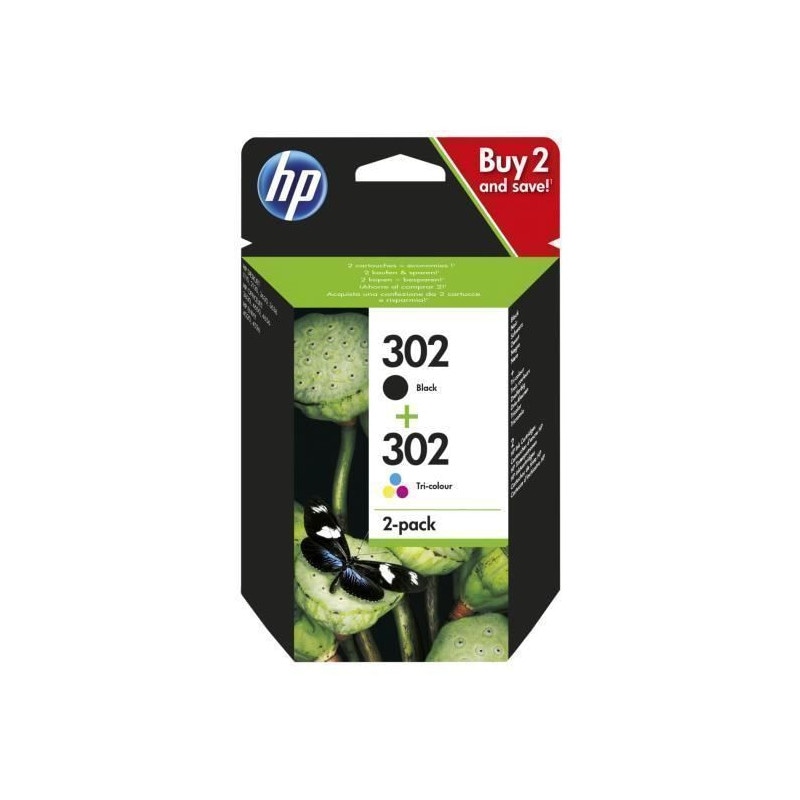 hp 302 (X4D37AE) Multipack  für hp, schwarz/farbig