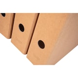 thumbnail of Falken 15072660 Vegan Ordner PURE Nature A4, 8 cm Rücken, ohne Kantenschutz - Braun