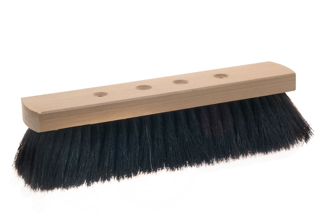Saalbesen, Naturhaar 28 cm, 4-Loch_Länge: