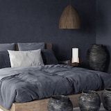 thumbnail of Relaxdays Tischlampe Holzfuß, runder Lampenschirm, modernes Design, E14, Nachttischlampe, HxD: 33 x 15 cm, weiß/natur