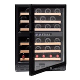 thumbnail of Vinobox 50 flessen. Zwarte wijnkast 2 zones