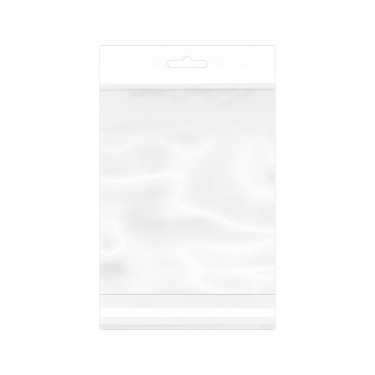 MONOUSO - Flachbeutel BOPP Falte Klebstoff mit Euro-Loch 16x22cm G160 (1.000 Stück)