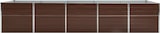 thumbnail of vidaXL Garten-Hochbeet Verzinkter Stahl 400×80×77 cm Braun