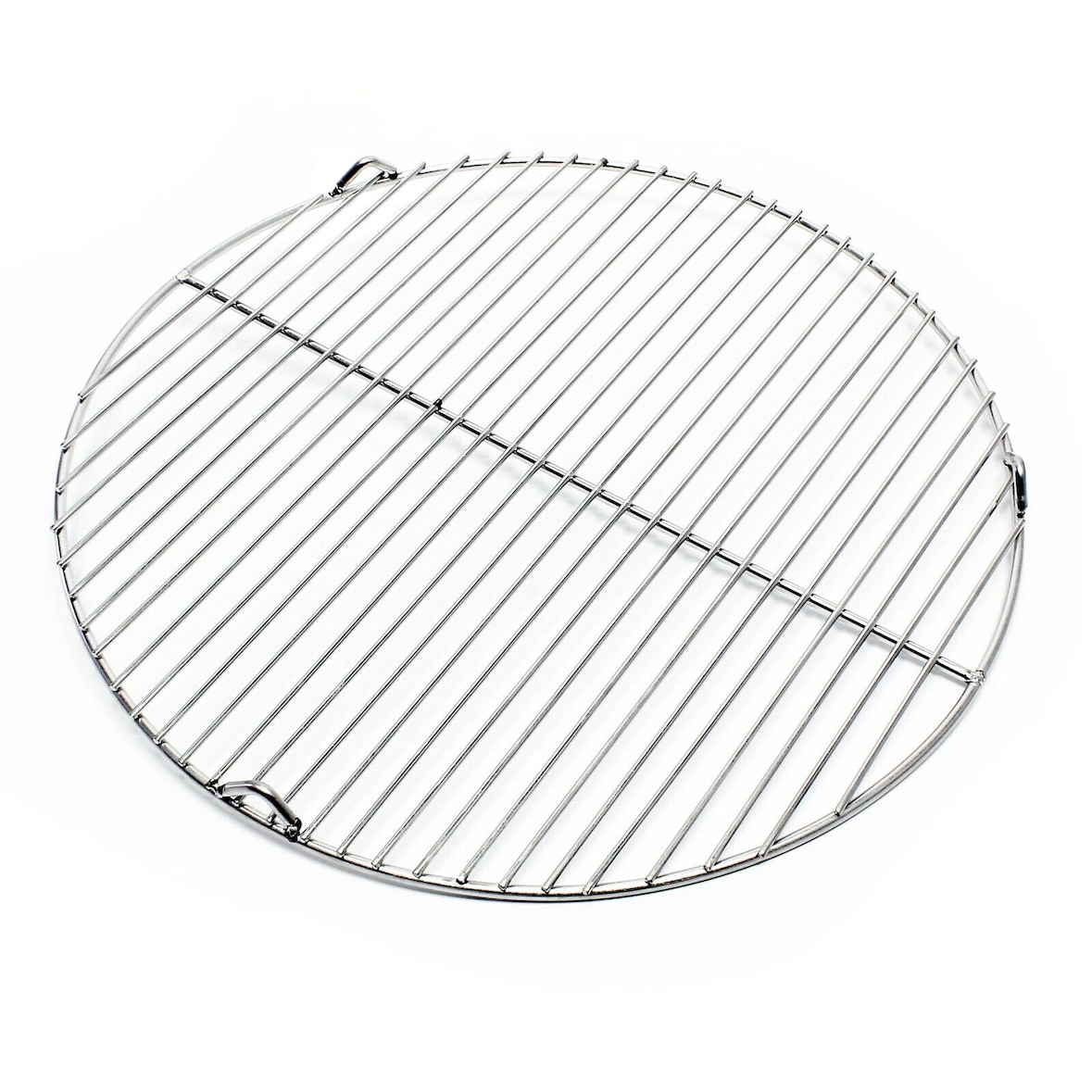 Helloshop26 - Grille acier inoxydable ronde 44,5 cm barbecue charbon bois /à gaz /pivotant 16_0001850