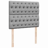 thumbnail of vidaXL Ottoman-Bett mit Matratze Hellgrau 120x200 cm Stoff