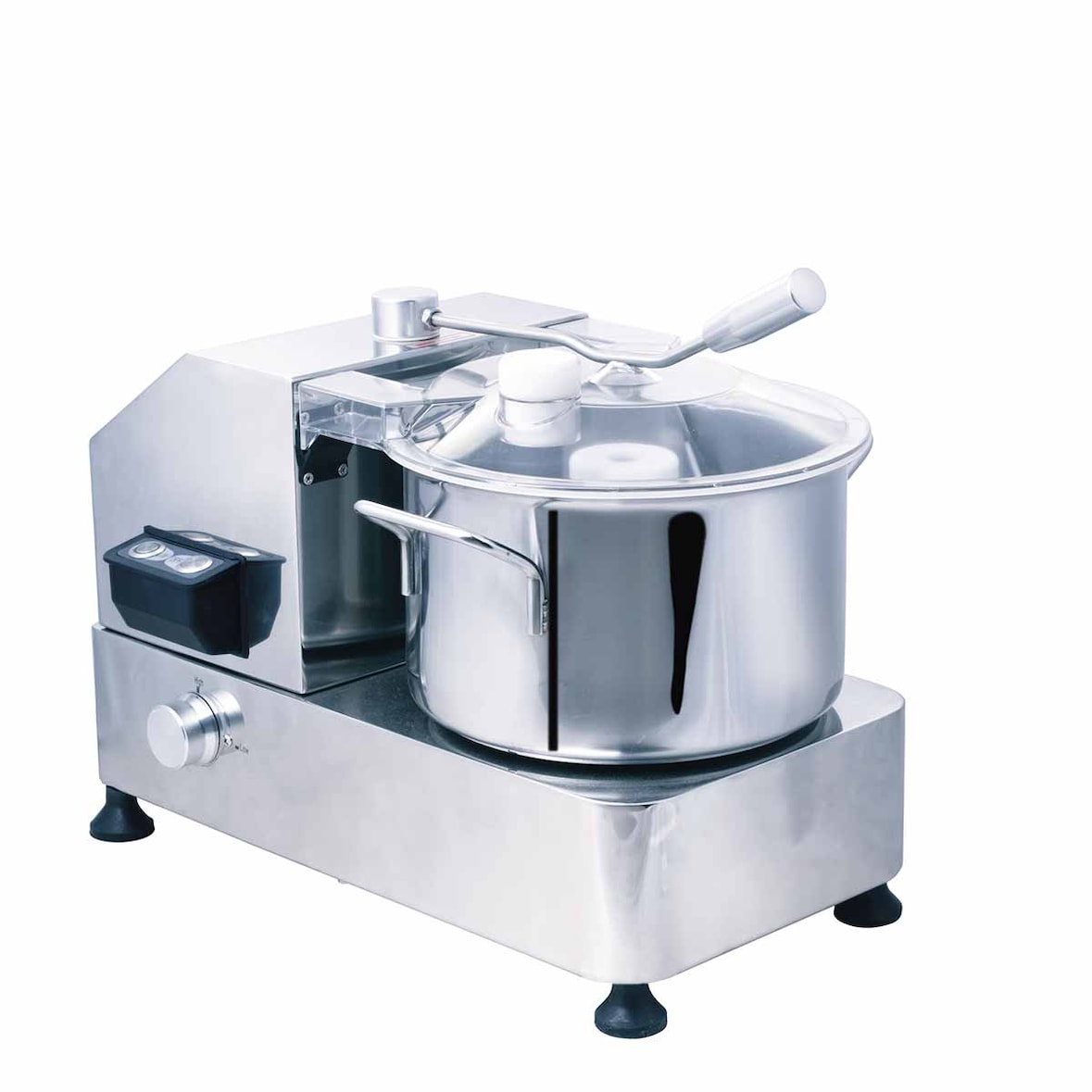 Cutter profesional de alimentos 6 litros, acero inoxidable, 1800W, 1100-2200 rpm, 10276 Vaiotec