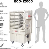 thumbnail of PARS EcoTech Climatizador evaporativo ECO-12000, caudal de 12.000m3/h REALES + lámpara UV