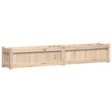 thumbnail of Helloshop26 - Pflanzkübel Hochbeet Blumenbeet Garten Terrasse 2er-Set massives Kiefernholz braun 02_0039048
