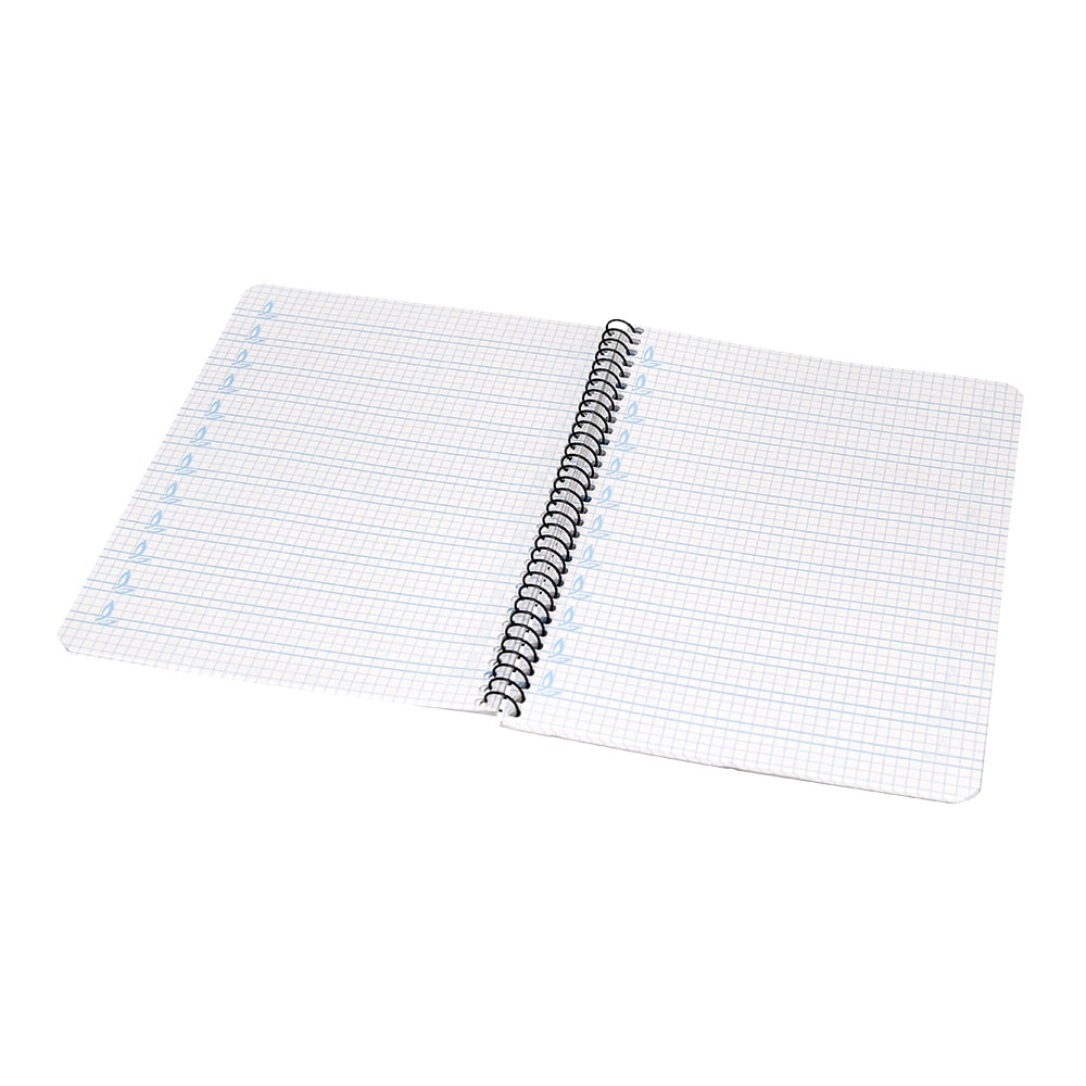 Cuaderno Espiral Liderpapel Cuarto Pautaguia Tapa Blanda 40H 75Gr Cuadro Pautado 4Mm C Olores Surtidos
