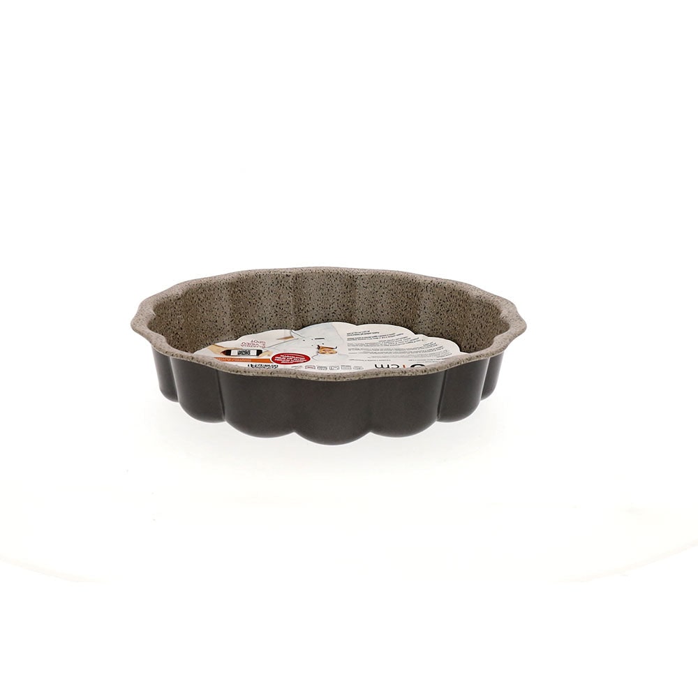 Moule à gâteau Mamù en forme de fleur, antiadhésif, en aluminium, 7 couches, sans PFOA, résistant aux rayures, fabriqué en Italie, Ø 30 cm