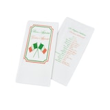 thumbnail of 1000 2-lagige Servietten aus PAP 40x40 cm 1/8 Falz "Italienische Flagge"