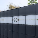 thumbnail of zaun|zu® Sichtschutzstreifen Premium Dekor Verona Sichtschutz Steingrau 2,55m