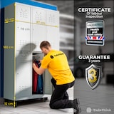 thumbnail of TwinThink Taquillas Vestuario 180cm de 6 Puertas Taquilla Metalica con Llave Taquillas Vestuario 6 Puertas Taquilla Vestuario Metalicas (Gris)