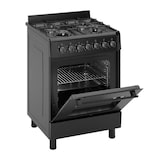 thumbnail of Wiggo WO-E605R(BB) Vrijstaande Gasfornuis - 60 cm - Zwart