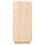 thumbnail of Helloshop26 - Schuhschrank Schuhaufbewahrung Möbel für Eingangsbereich/Flur/Wohnzimmer 35 x 35 x 80 cm massives braunes Kiefernholz 02_0021352