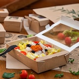 thumbnail of Caixas C/Janela 'Thepack' 1470 Ml 220 G/M2 + Opp 19,8X14X4,8 Cm Natural Cartão Ondulado Nano-Micro (200 Unidades)