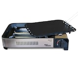 thumbnail of Plancha à gaz Barbecue grill 2100W Cuisson 30 x 24cm Piezo + 4 cartouches gaz + Mallette ALPEN