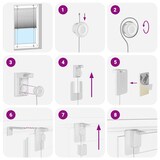 thumbnail of vidaXL Plissé rolgordijn 90x200 cm stofbreedte 89,4 cm polyester roze