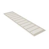 thumbnail of Aluminium Stegblech 130mm breit x L 1200mm Lüftungsgitter Türgitter Weiß RAL9010