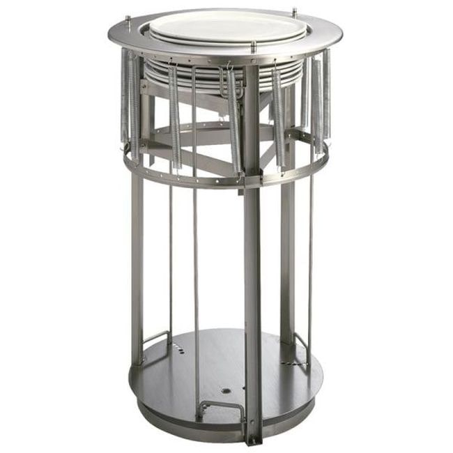 KBS Einbau Tellerspender Neutral für Teller Ø 240-340 mm Edelstahl