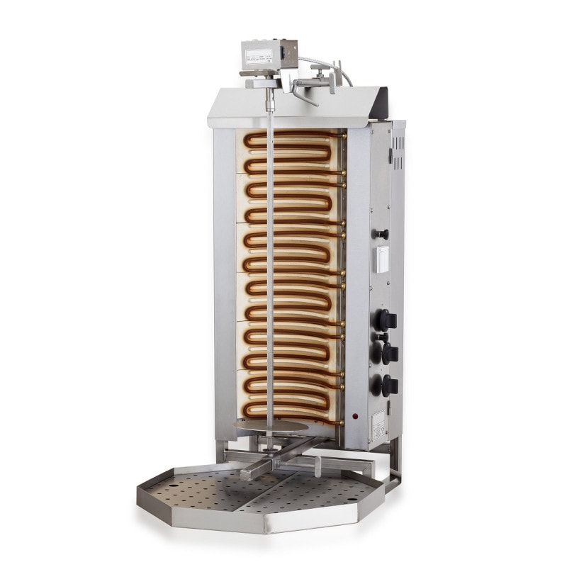 Gyros Grill Elektro Motorposition Oben 6 Heizzonen