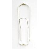 thumbnail of Designer Kleiderhaken "Büroklammer" 32 cm Garderobe Wandhaken Haken aus Metall / Farbe: Weiß