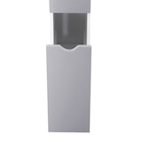 thumbnail of Columna auxiliar de baño moderno armario de baño mueble auxiliar de baño con 2 estantes 2 cajones y 1 puerta antivuelco 15x33x136,8 cm blanco
