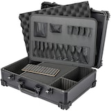 thumbnail of HMF 15701-02 Werkzeugkoffer leer, Werkzeugkasten groß mit Rasterschaumstoff, 46 x 33 x 15 cm