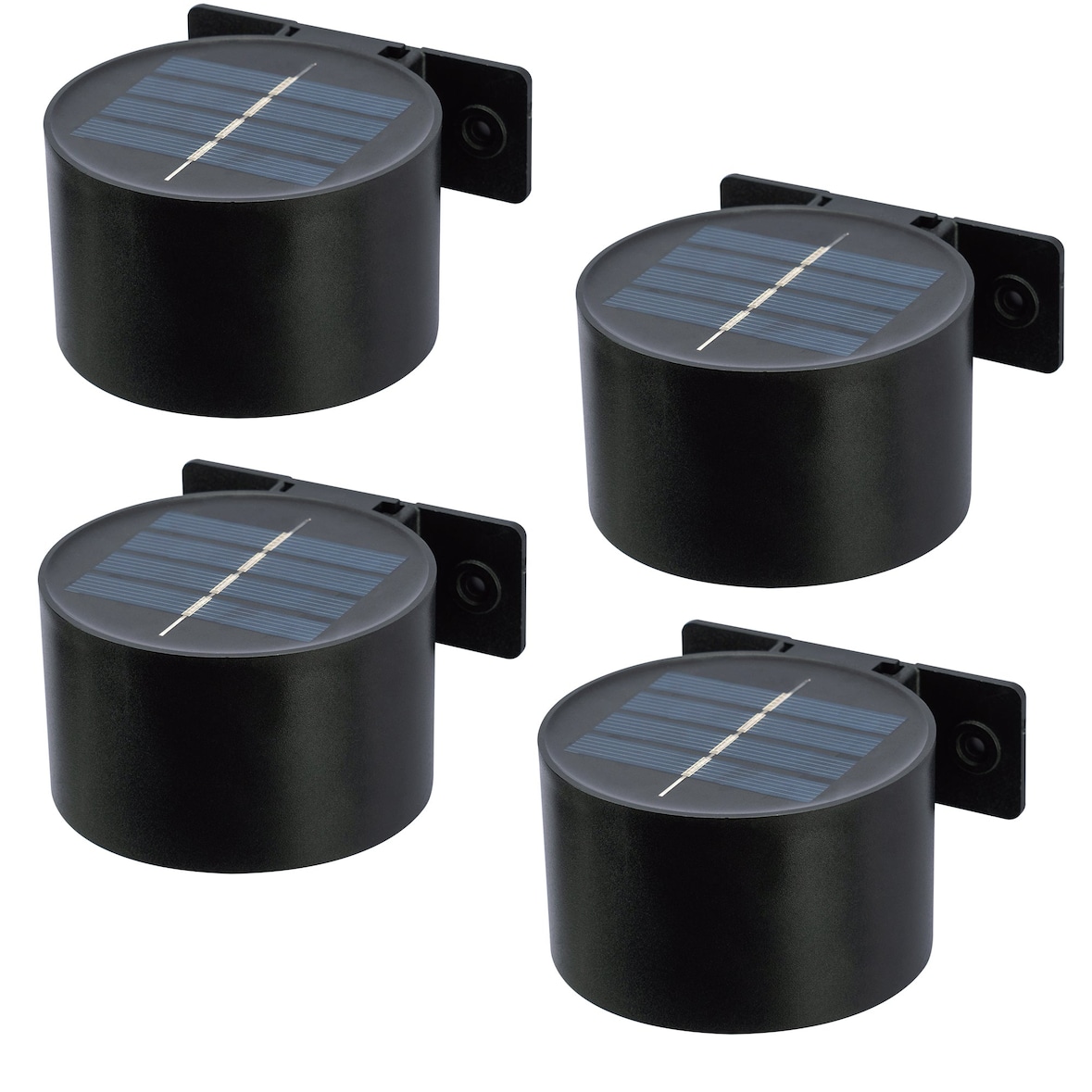 Lumisky luces solares de pared SPOTIK de 100 lm Plástico Negro