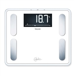 beurer bascula diagnostica imc , lcd 200kg bf-410 blanca