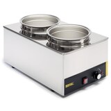 thumbnail of Bain-marie inox cuisson sous-vide 2 x 5,2 Litres, 1200 W, 220 V - MONO