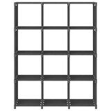 thumbnail of vidaXL Kast met 12 vakken 103x30x141 cm stof grijs