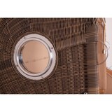 thumbnail of Strandkorb Komplettset: Ammersee Grande XL Teak Bullauge - PE grau - Modell 540