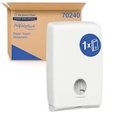 thumbnail of Distributeur d'essuie-mains pliés Slimfold Aquarius U7024 - Blanc
