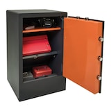 thumbnail of ARREGUI Plus C 180090 Caja fuerte con llave y codigo, con zócalo, Caja de doble seguridad apertura certificada de llave y teclado, 62x38,5x36 cm, 68L