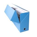 thumbnail of Exacompta - Réf. 89422E - Carton de 5 boites transfert Dos 120mm papier toilé - Bleu clair
