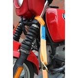 thumbnail of 4 Gurtschlaufen Doppelschlaufe + 4 Spanngurte Motorradspanngurt Sicherung ORANGE