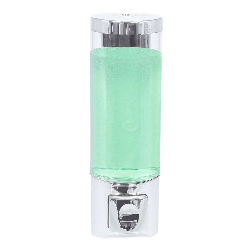 Dispensador jabón de pared transparente 400ml transparente ABS