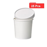 thumbnail of NVASE - 25Uds - Vaso sopa de cartón con tapa 350ml A85mm - NVS210SOUPCO13