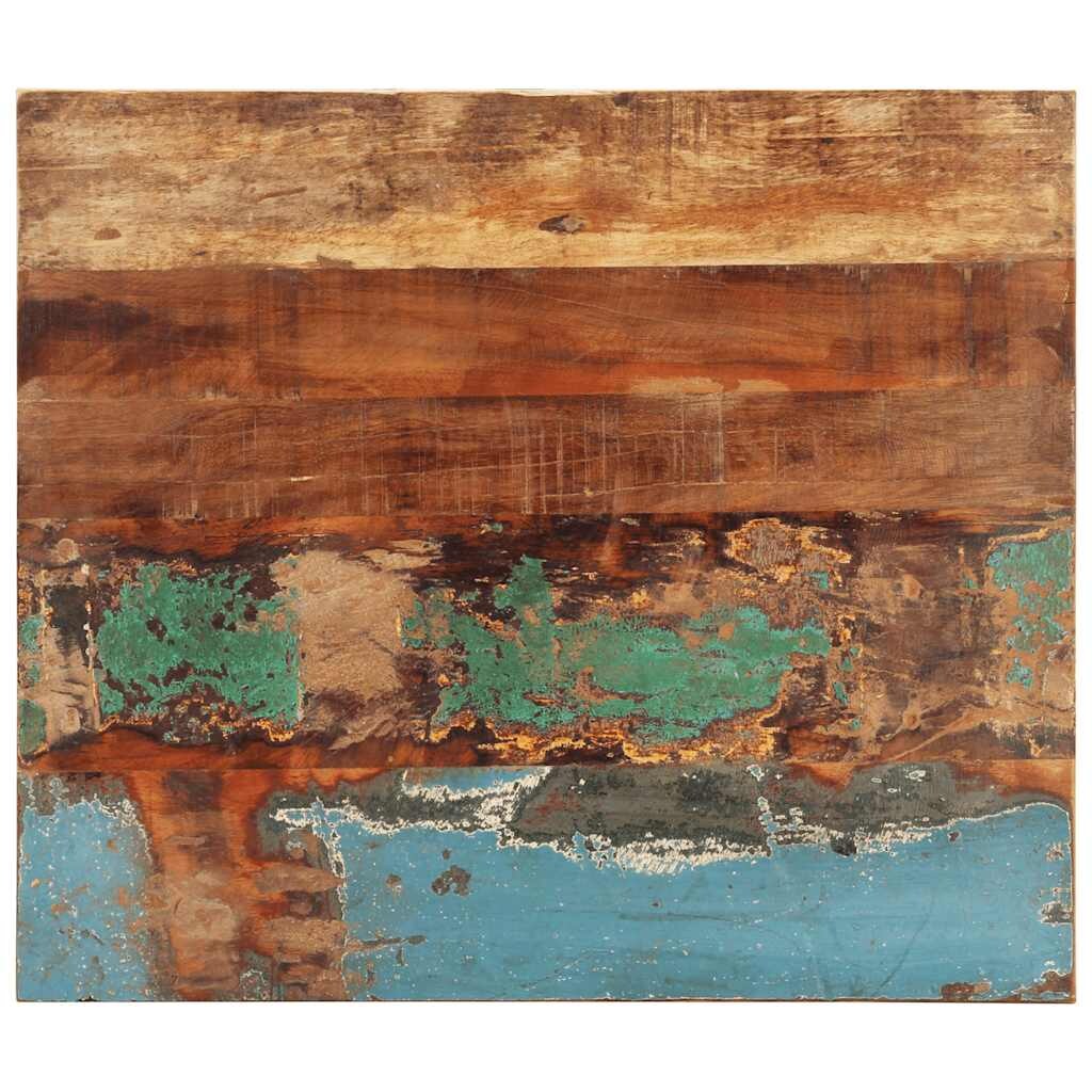 vidaXL Tafelblad rechthoekig 25-27 mm 60x60 cm massief gerecycled hout