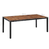 thumbnail of vidaXL 9-tlg. Garten-Essgruppe Poly Rattan Akazie Massivholz Schwarz