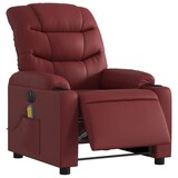 thumbnail of vidaXL Massagesessel Elektrisch Weinrot Kunstleder